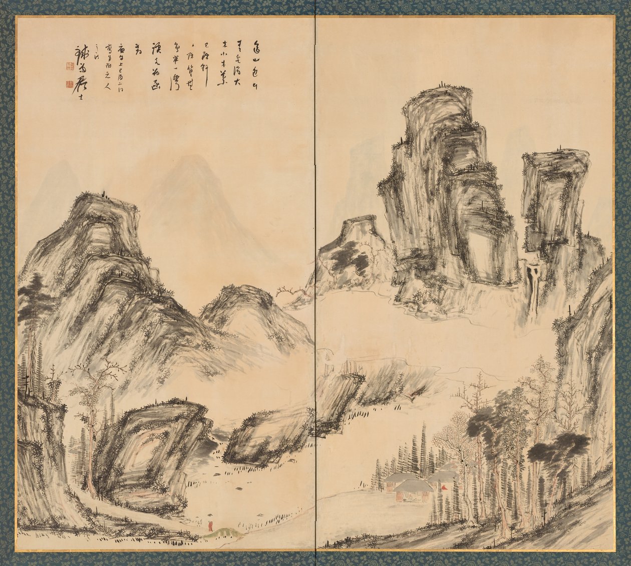 Paisaje de Tessai Tomioka