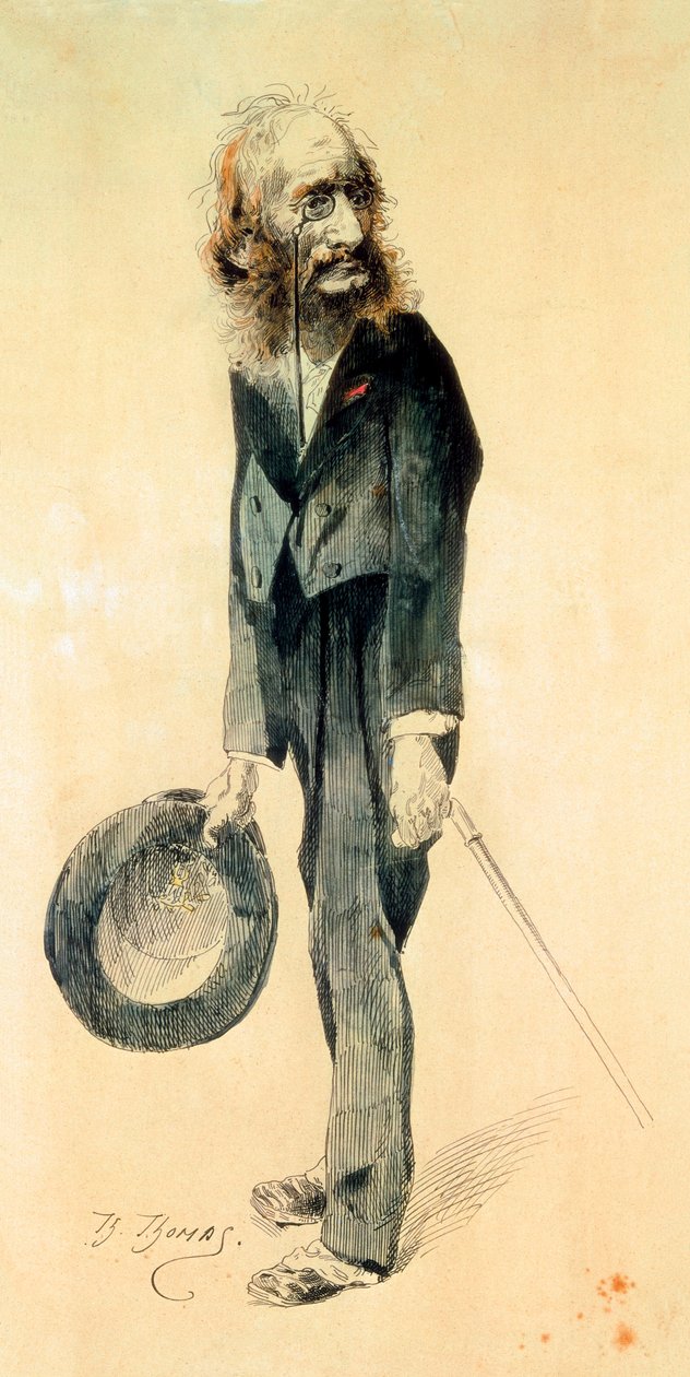 Retrato de Jacques Offenbach de Th. Thomas