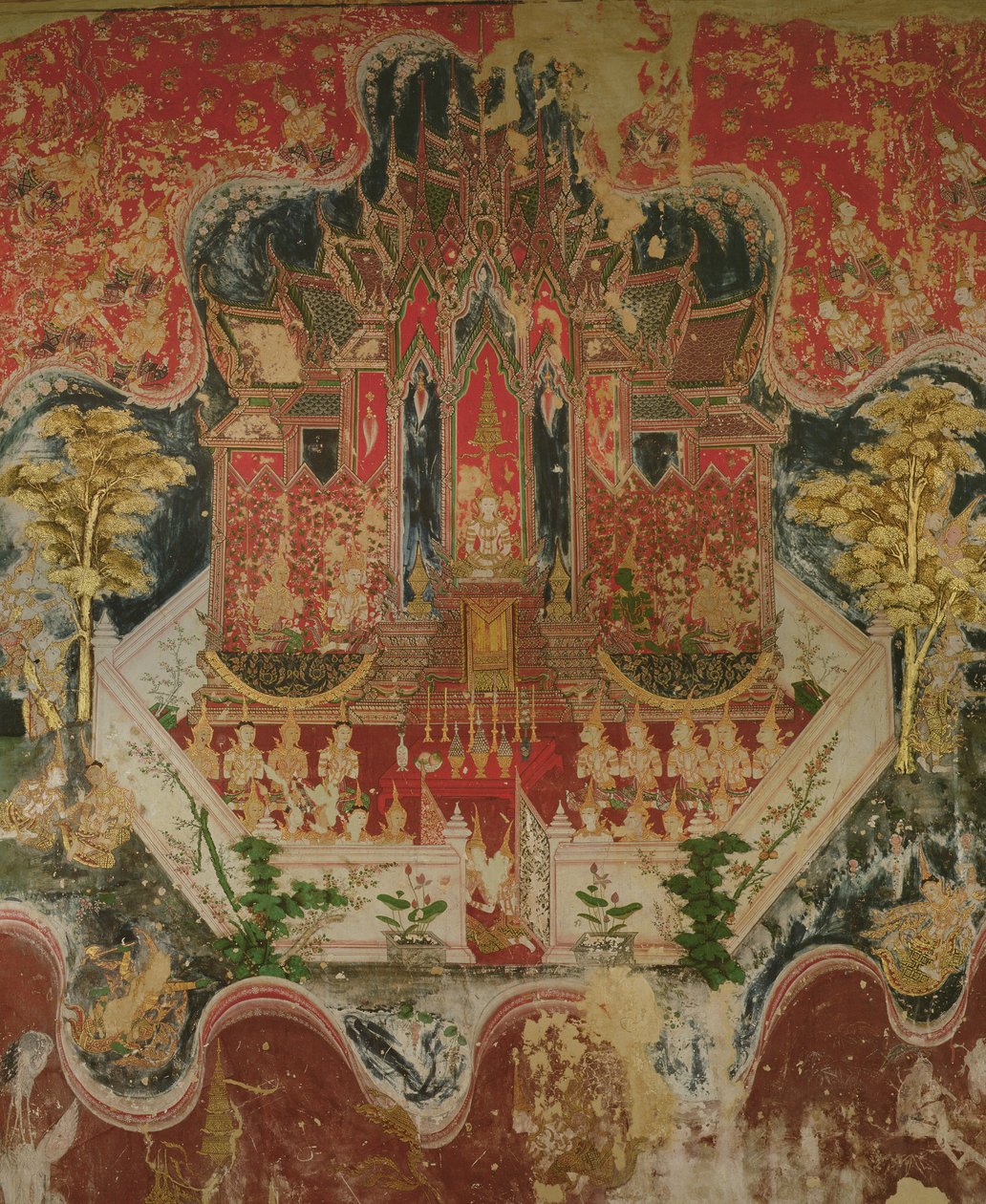 Nimi Jataka, Wat Suwannaram, Thonburi, 1831 de Thai School