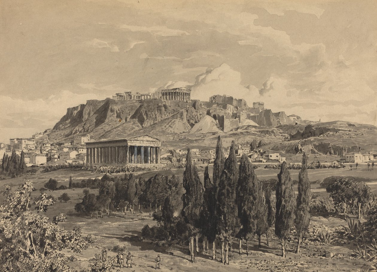 Templo de Hefesto, 1890 de Themistocles von Eckenbrecher