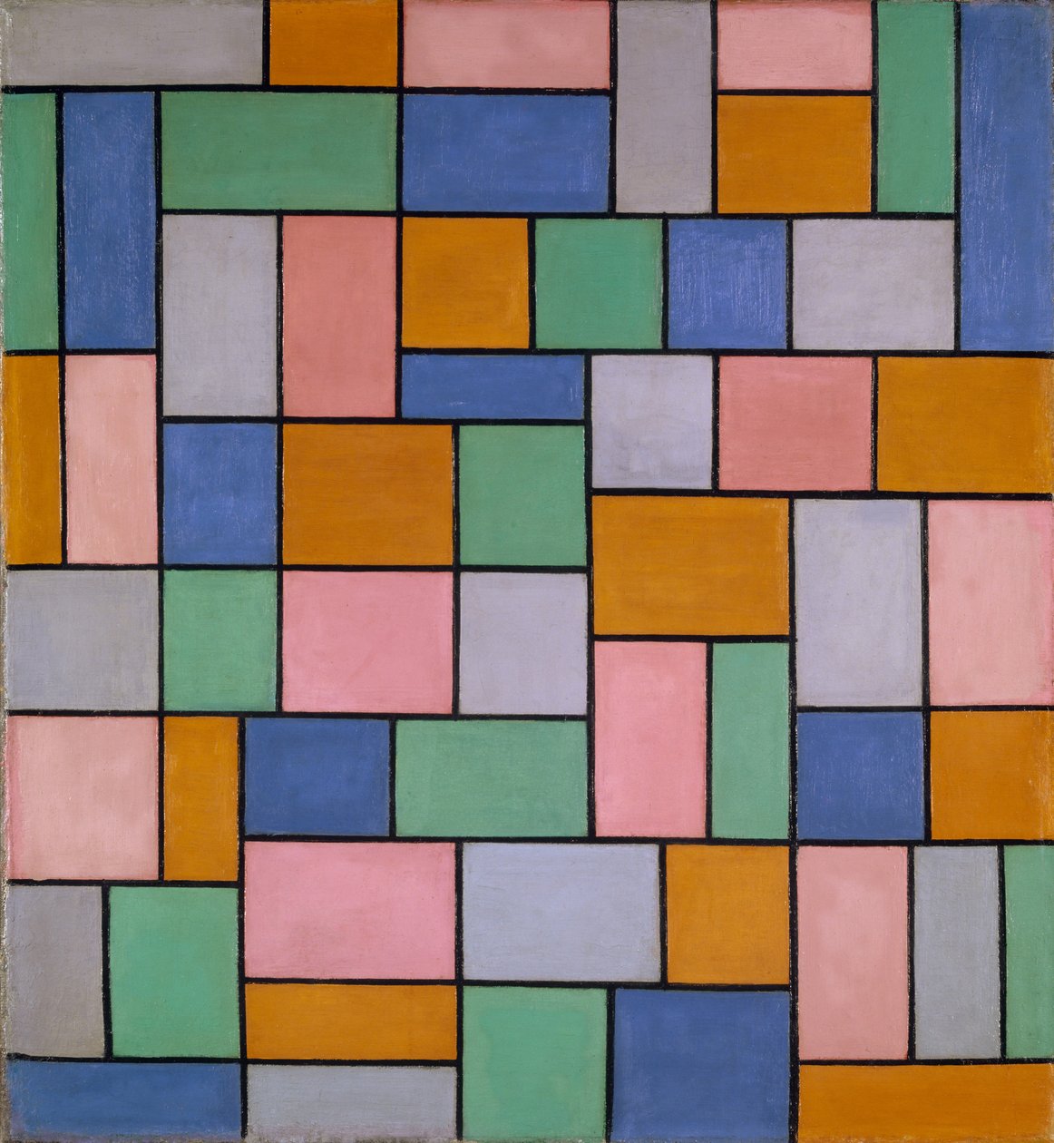 Composición en disonancias de Theo van Doesburg