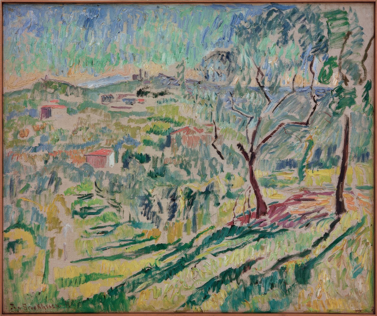 Jardín de olivos de Theo von Brockhusen