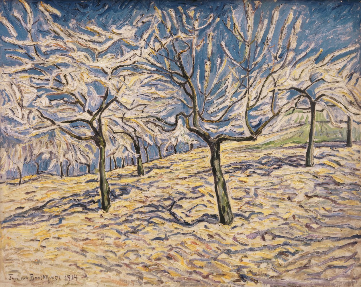 Obstbäume im Frühling de Theo von Brockhusen