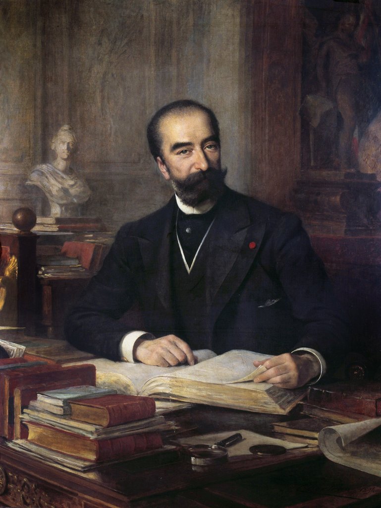 Retrato del presidente francés Marie François Sadi Carnot (1837-1894) de Theobald Chartran