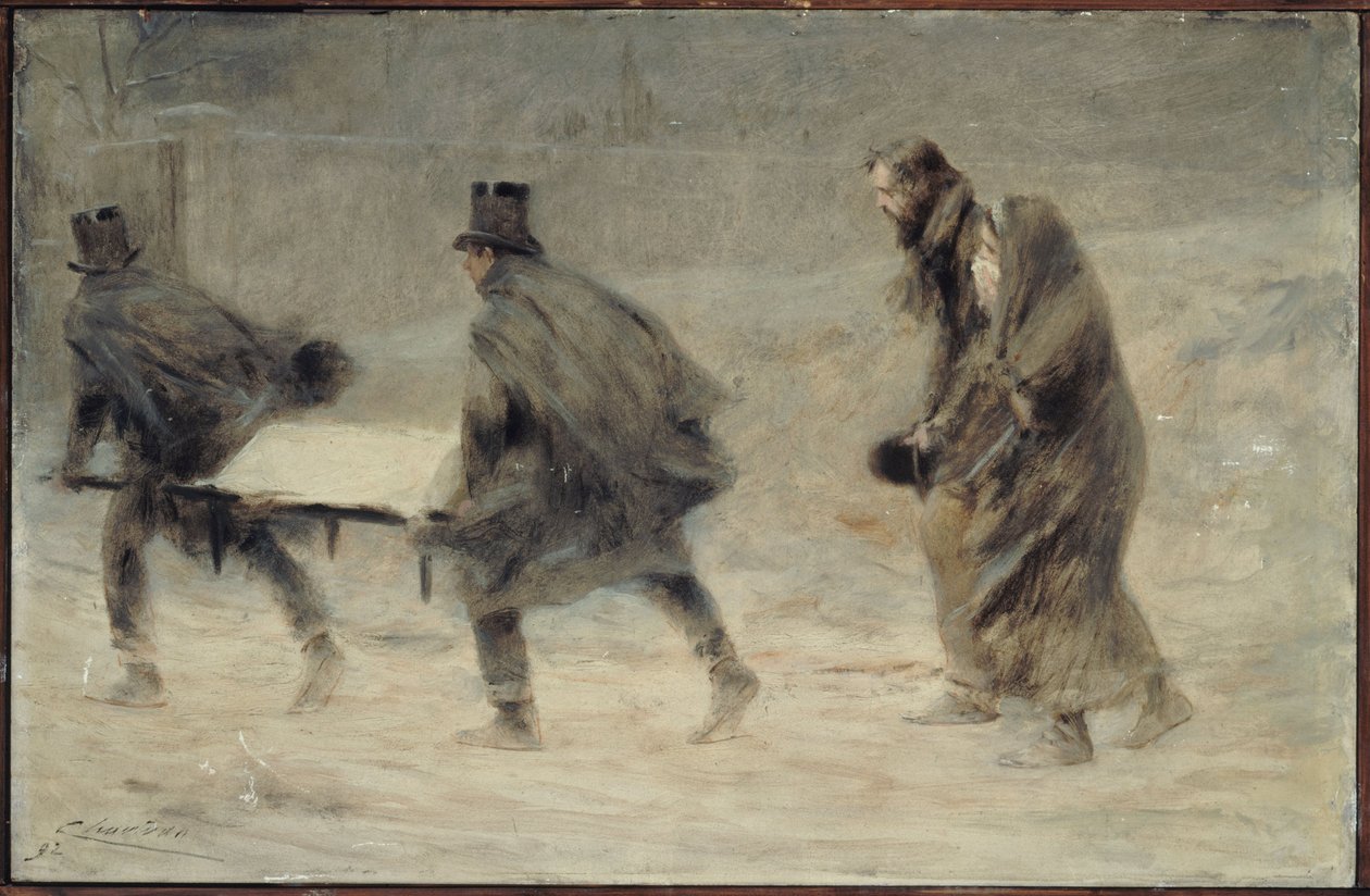 El funeral de Theobald Chartran