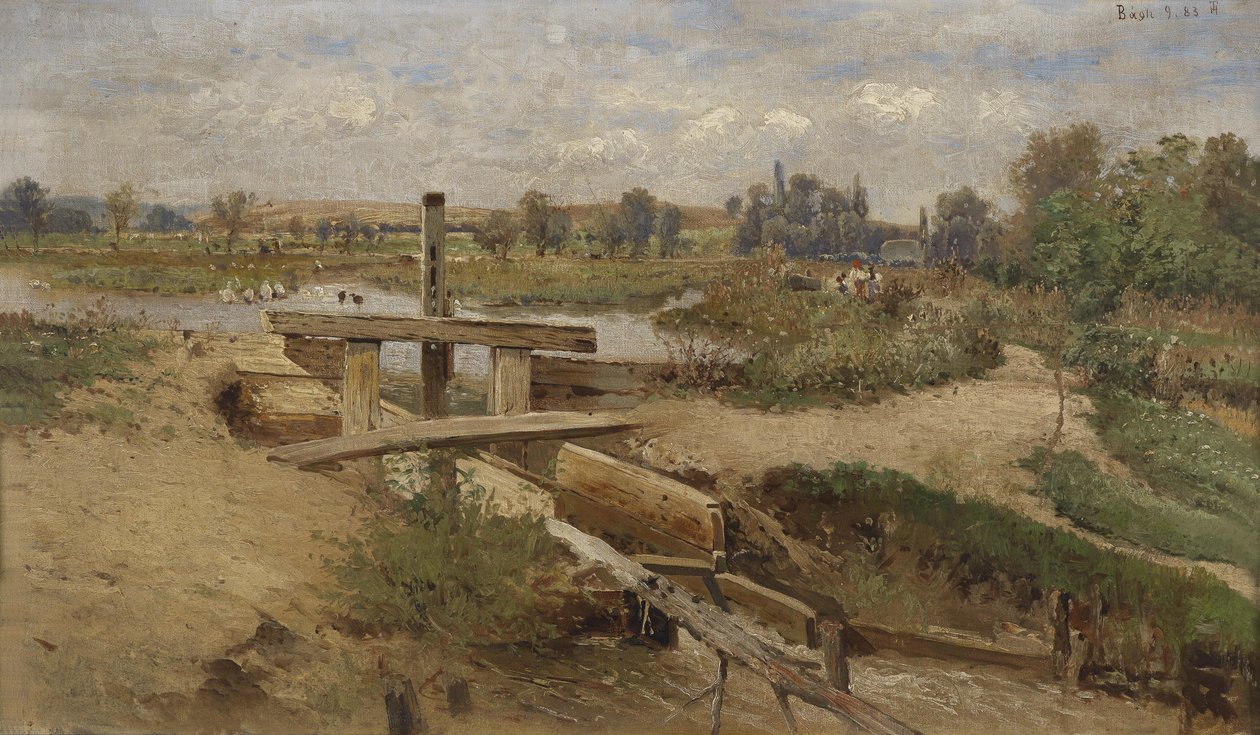 Paisaje húngaro de Theodor von Hormann