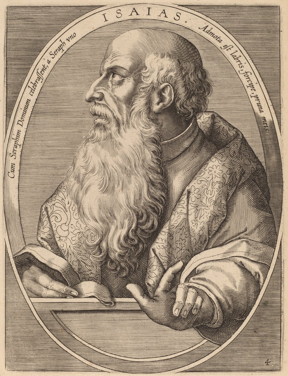 Isaías de Theodor Galle after Jan van der Straet