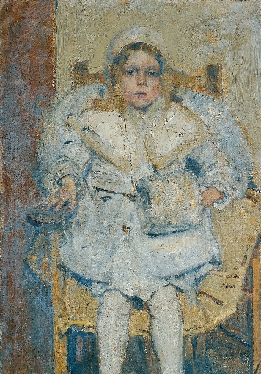 retrato de una niña de Theodor Hummel
