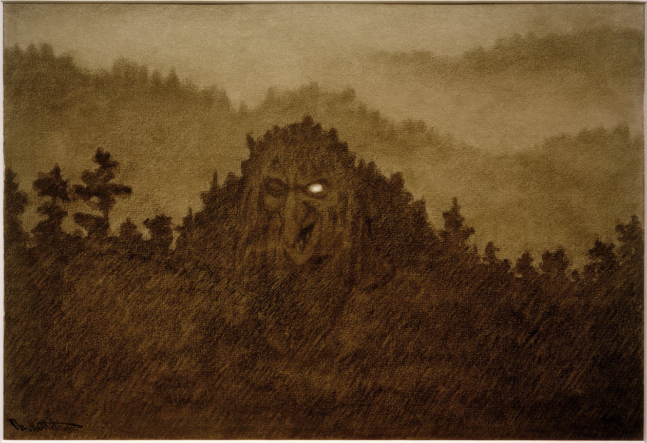 Troll del bosque de Theodor Kittelsen
