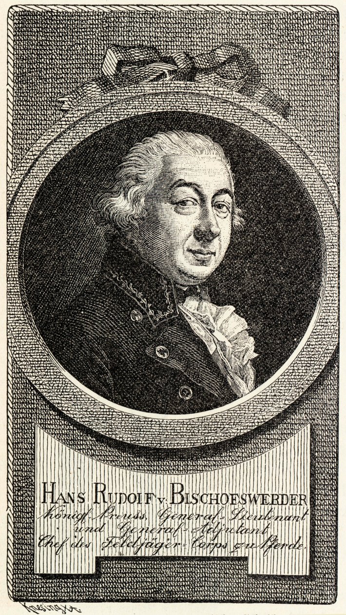 Johann Hans Rudolf von Bischoffwerder 1741-1803 de Theodor Knesing