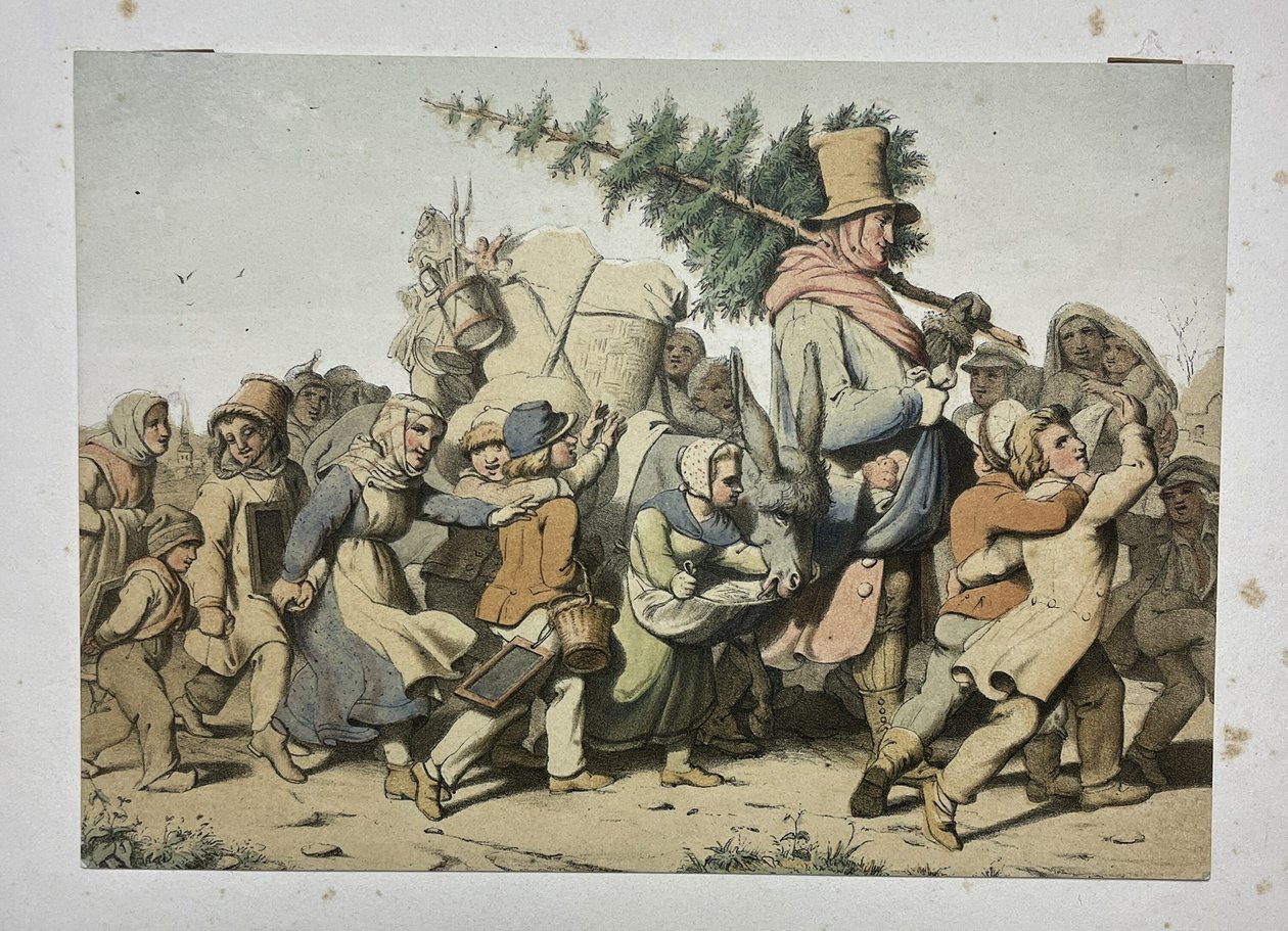 San Nicolás rodeado de niños de Theodor Mintrop
