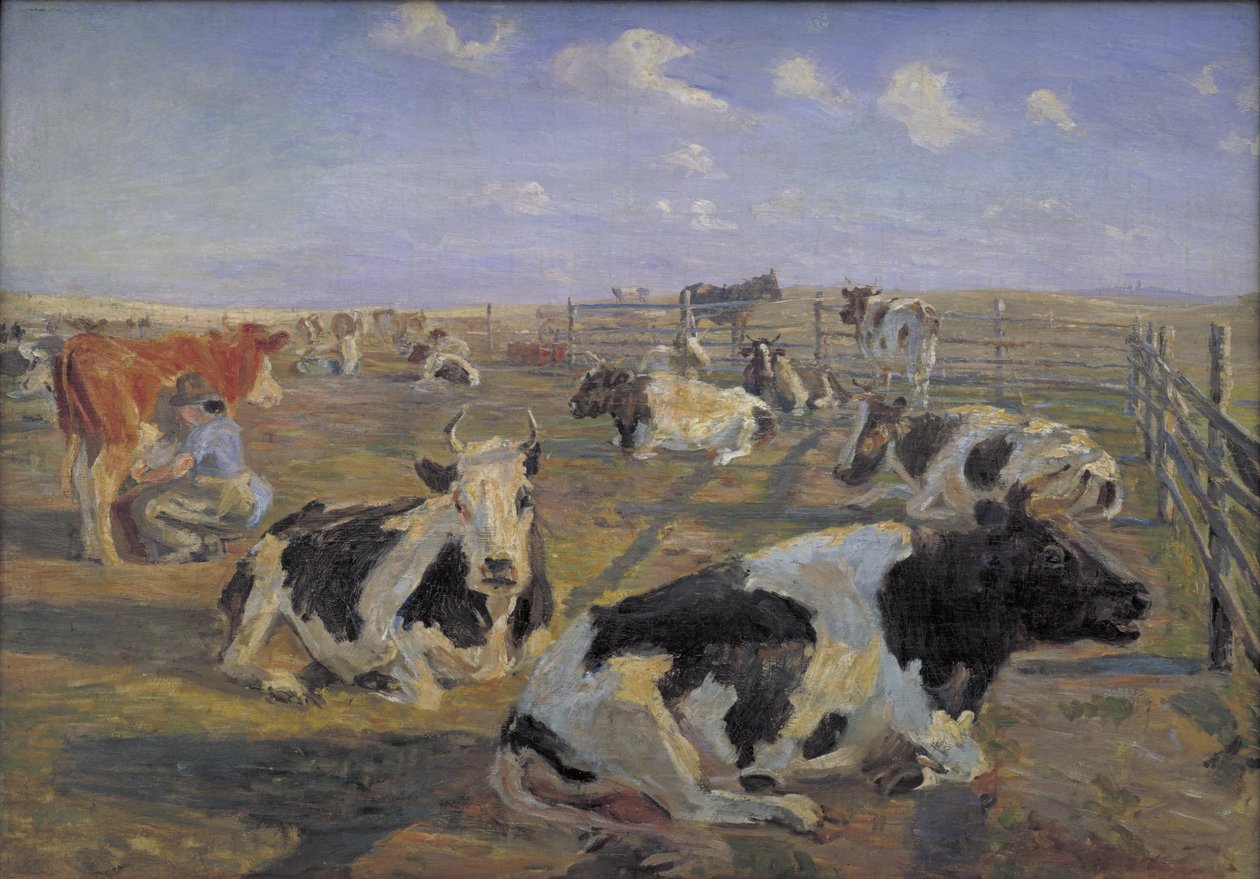El lugar de ordeño en Meilgård de Theodor Philipsen