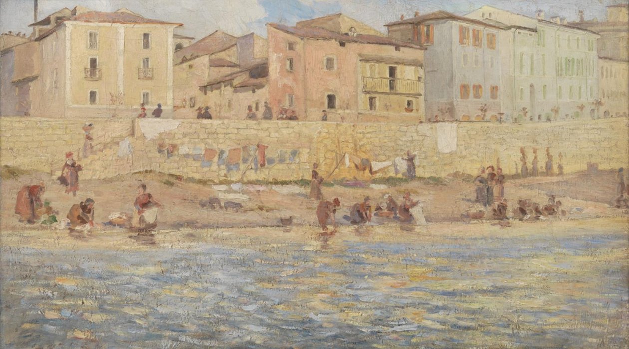 El río Liri. Italia de Theodor Philipsen
