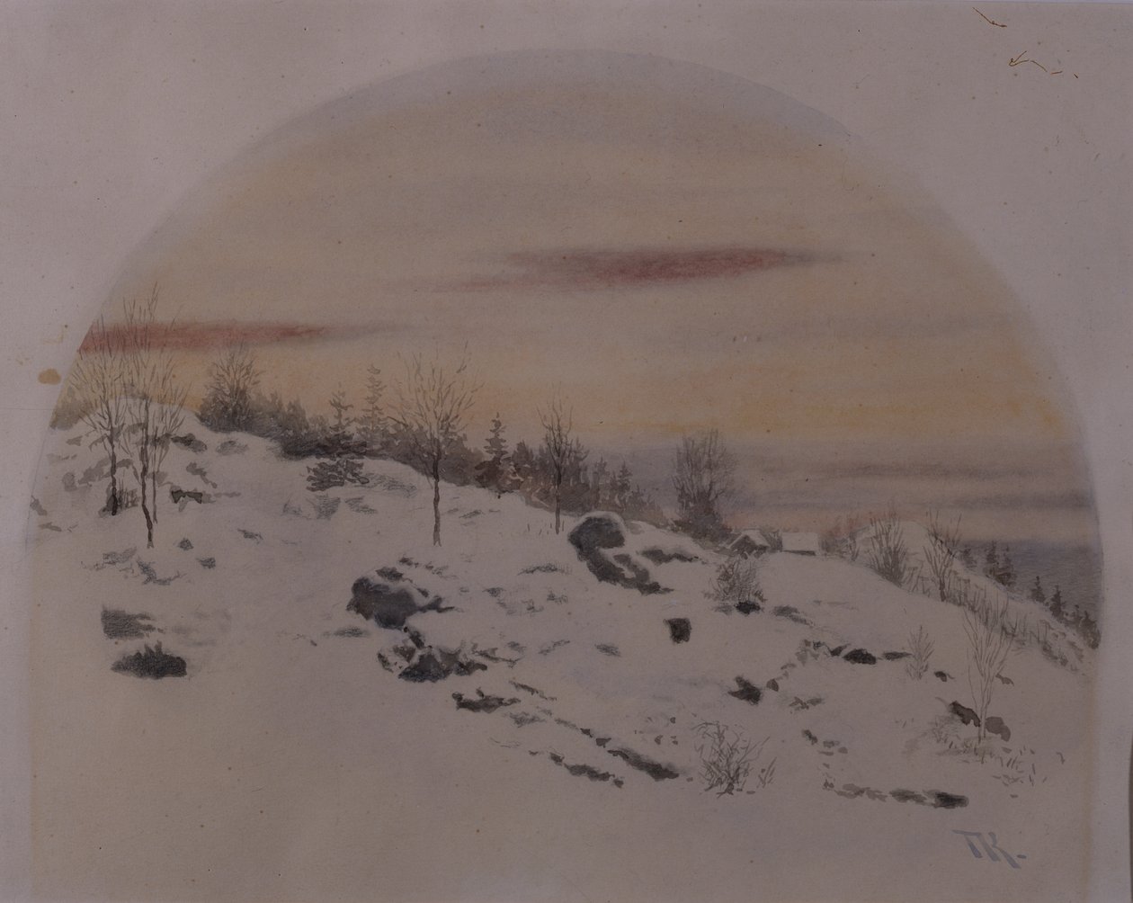 Febrero de Theodor Kittelsen