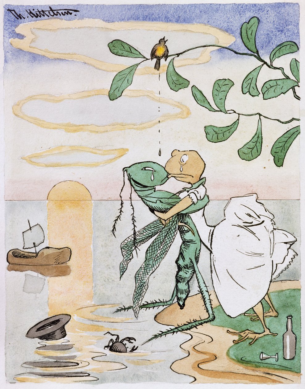 Amor enfermizo de Theodor Kittelsen