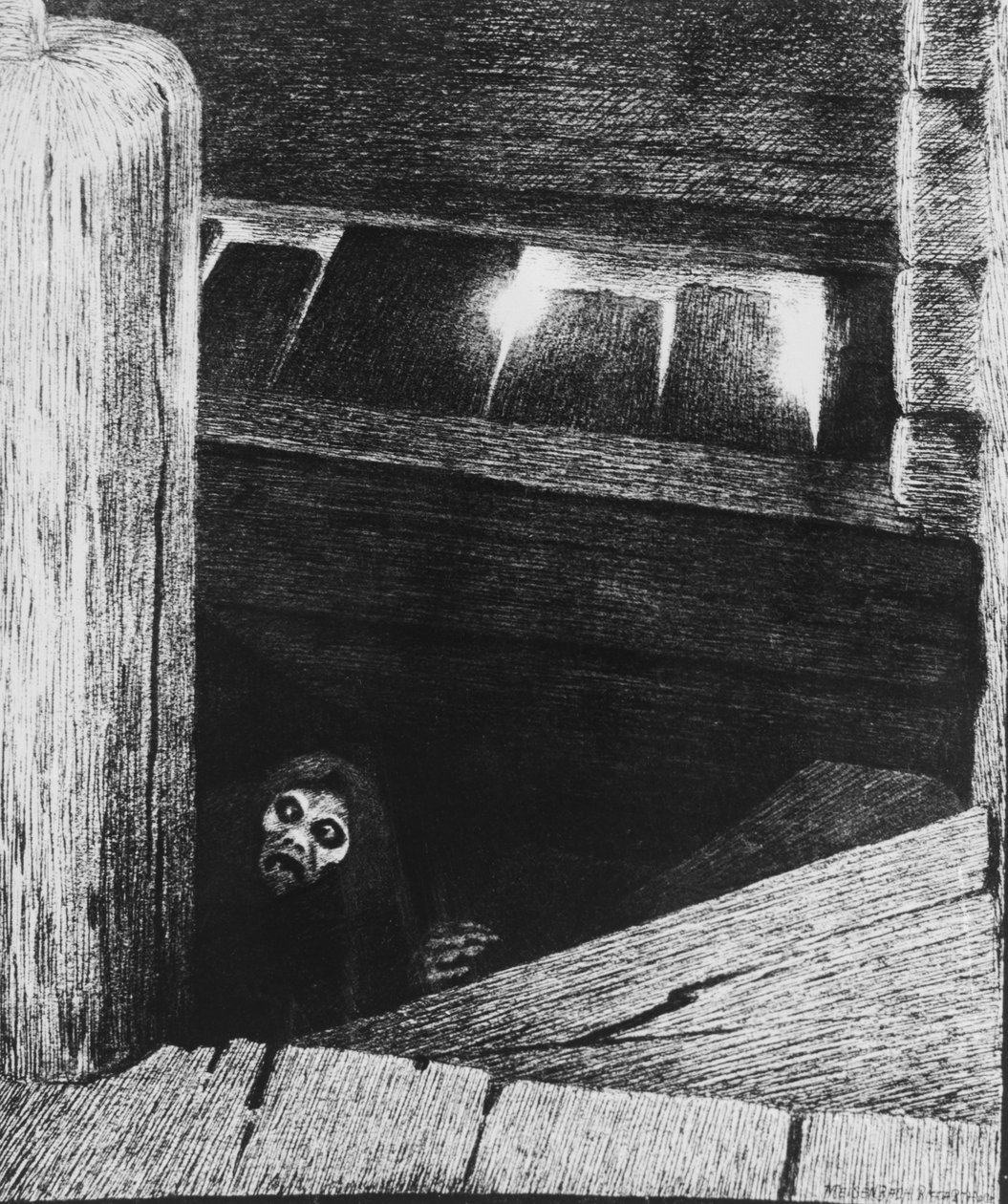 La muerte negra de Theodor Kittelsen