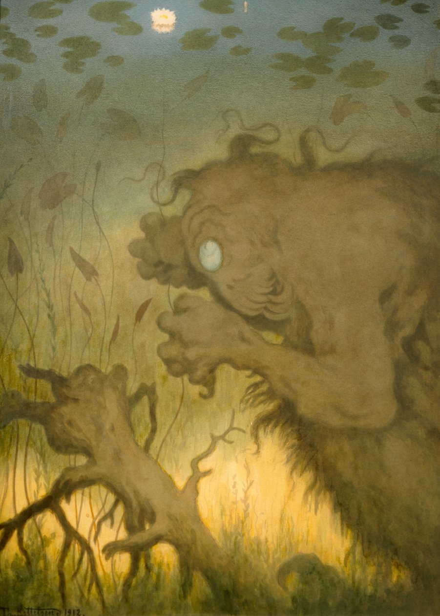 Pesca de duendes de agua (Nocks) de Theodor Kittelsen