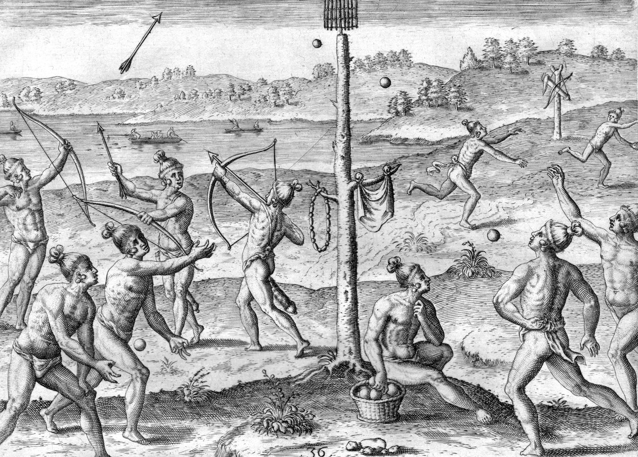 Tribu de los indios Timucua de Theodor de Bry