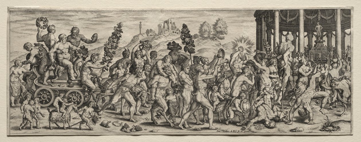 El triunfo de Baco de Theodor de Bry