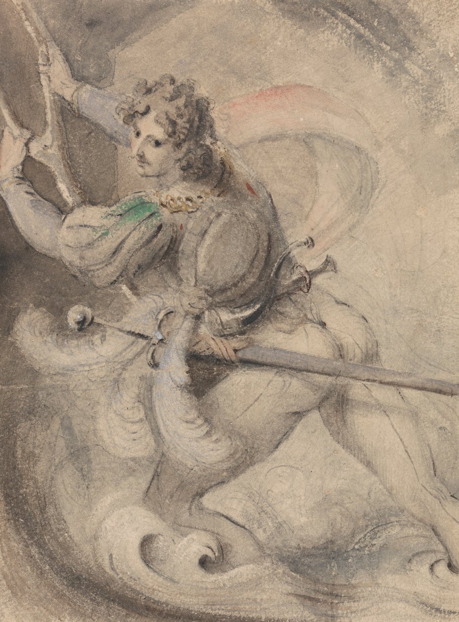Ferdinand cabalga sobre las olas de Theodor von Holst