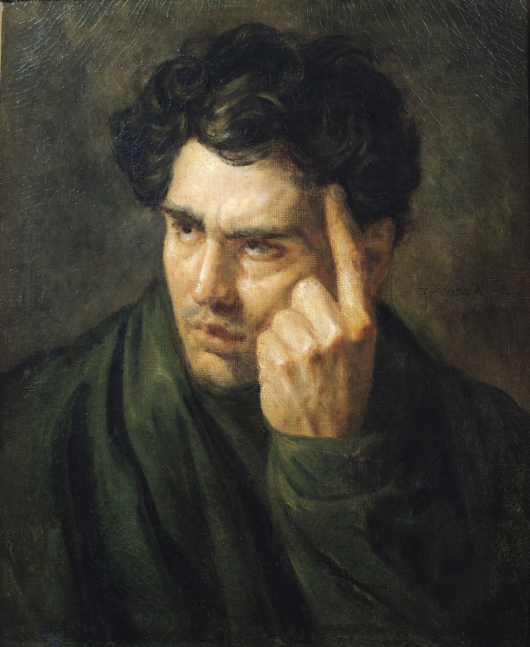 Retrato de Lord Byron (1788-1824) de Theodore Gericault