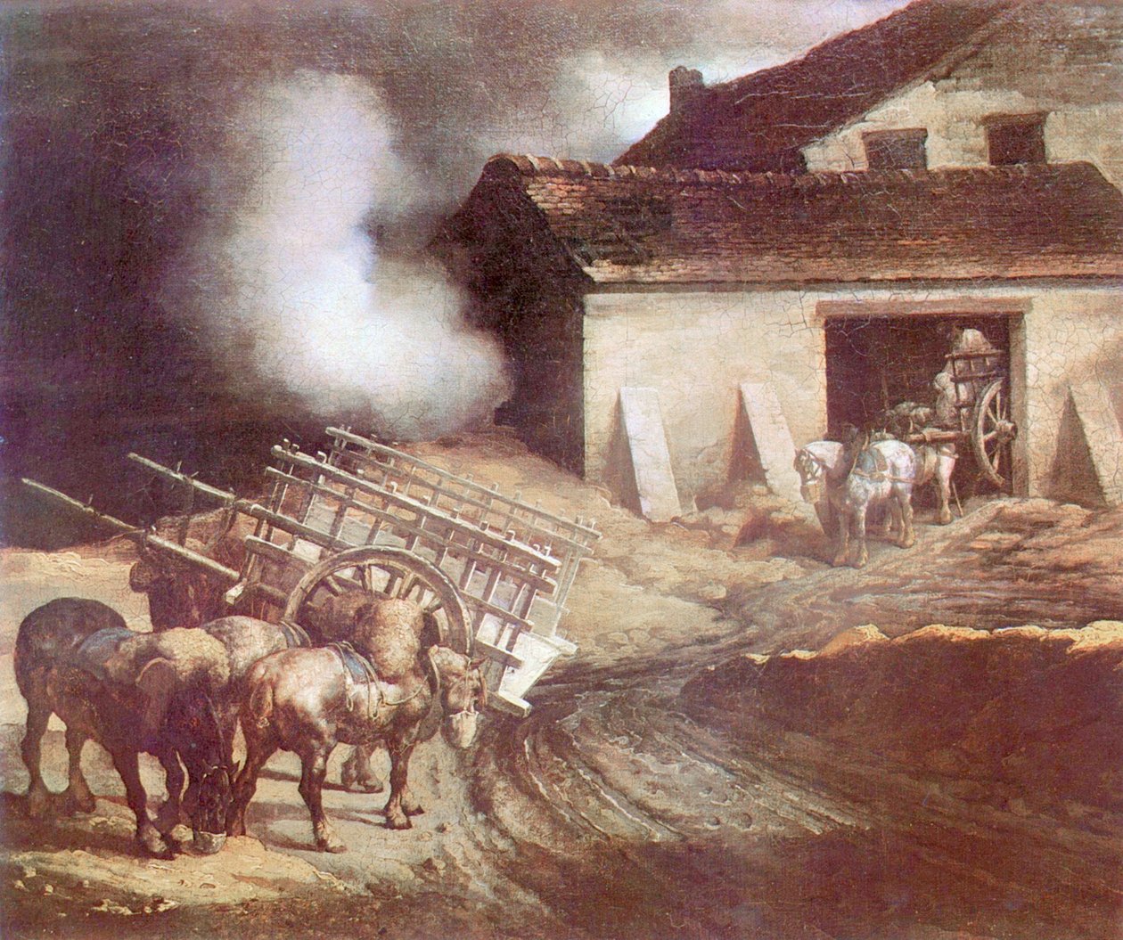 El horno de yeso de Theodore Gericault