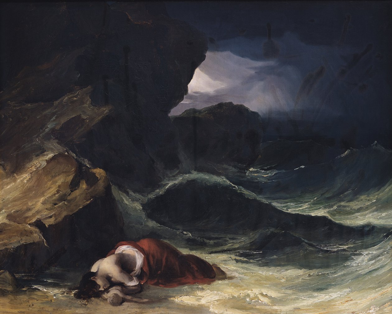 La tormenta, o El naufragio de Theodore Gericault