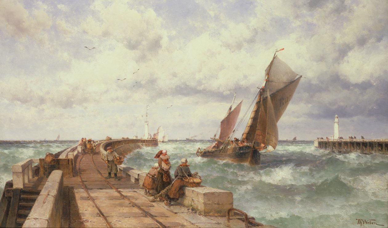 El regreso de los pescadores de Theodore Weber