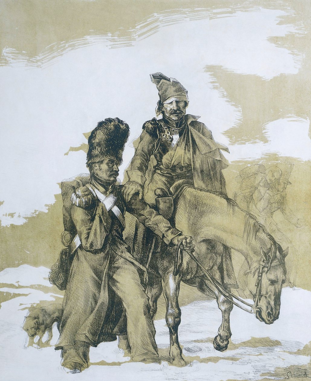 Retirada de Moscú de Theodore (after) Gericault
