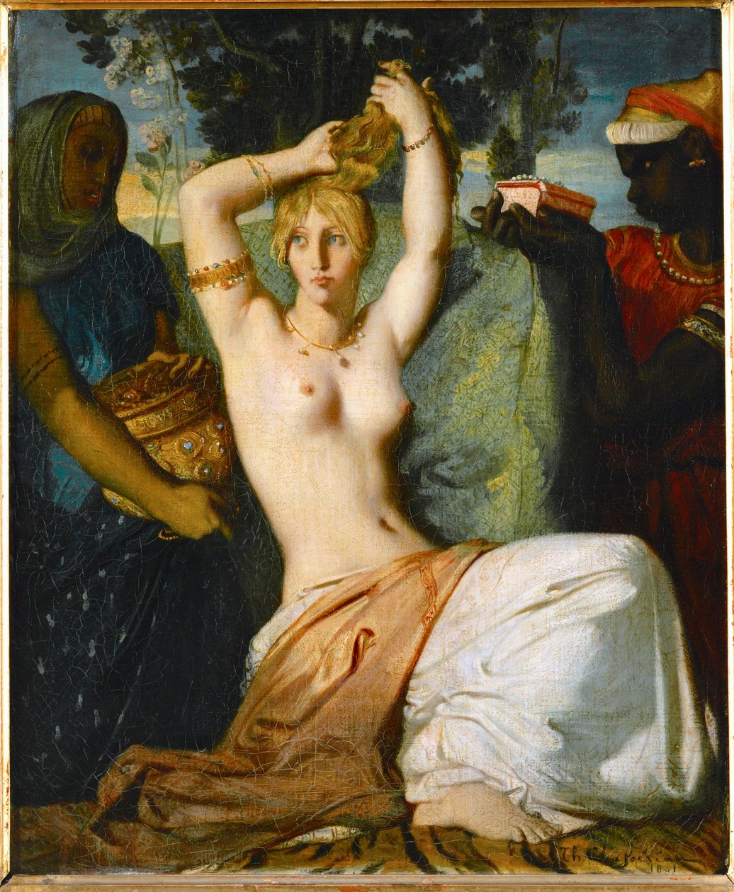 El baño de Esther ... de Théodore Chassériau