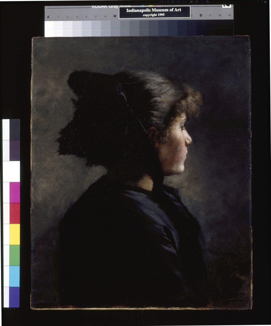 Chica de Múnich (óleo sobre lienzo) de Theodore Clement Steele
