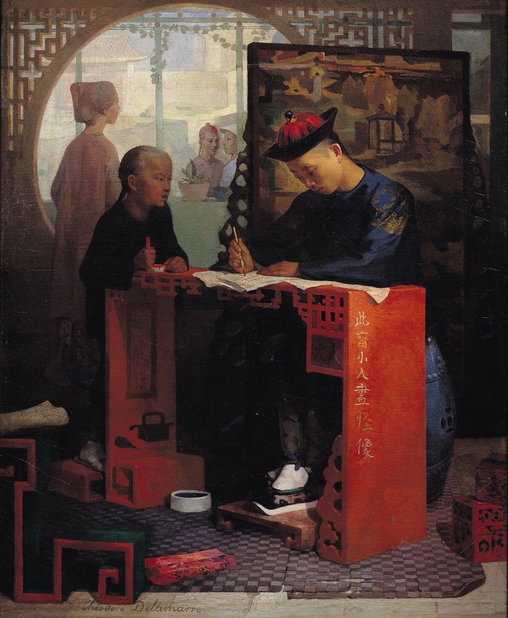 El joven escriba chino de Theodore Delamarre