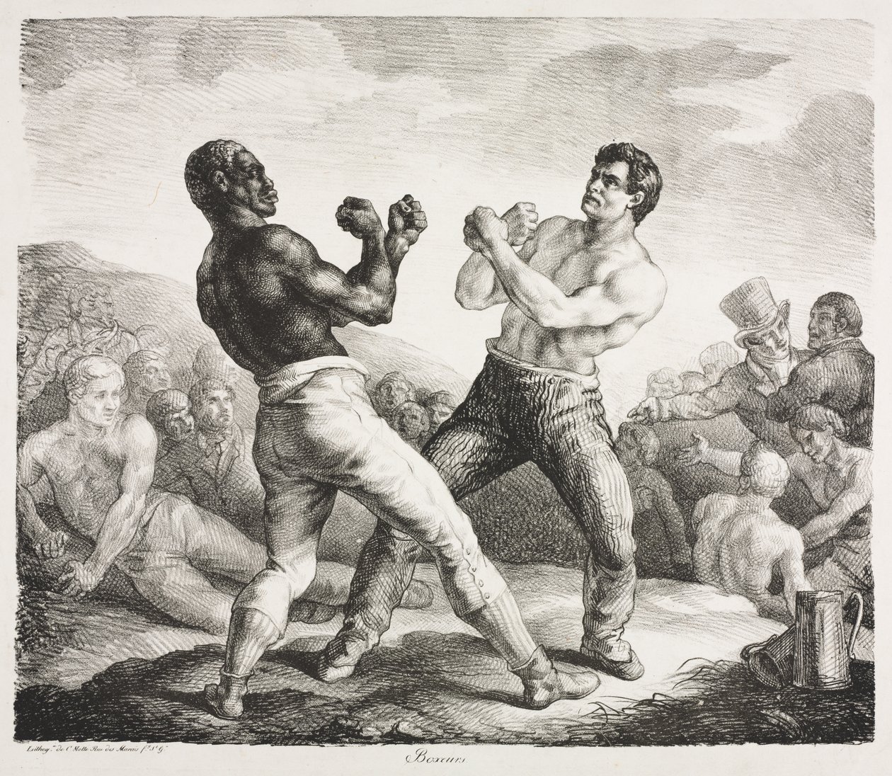 Boxeadoras de Theodore Gericault