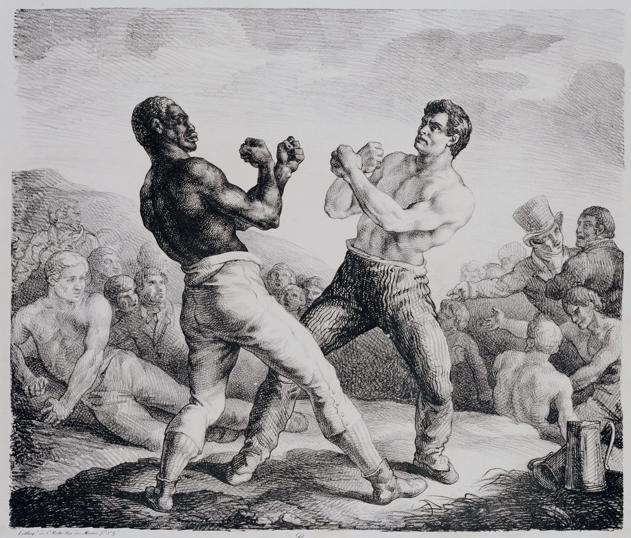 Boxeadores de Theodore Gericault