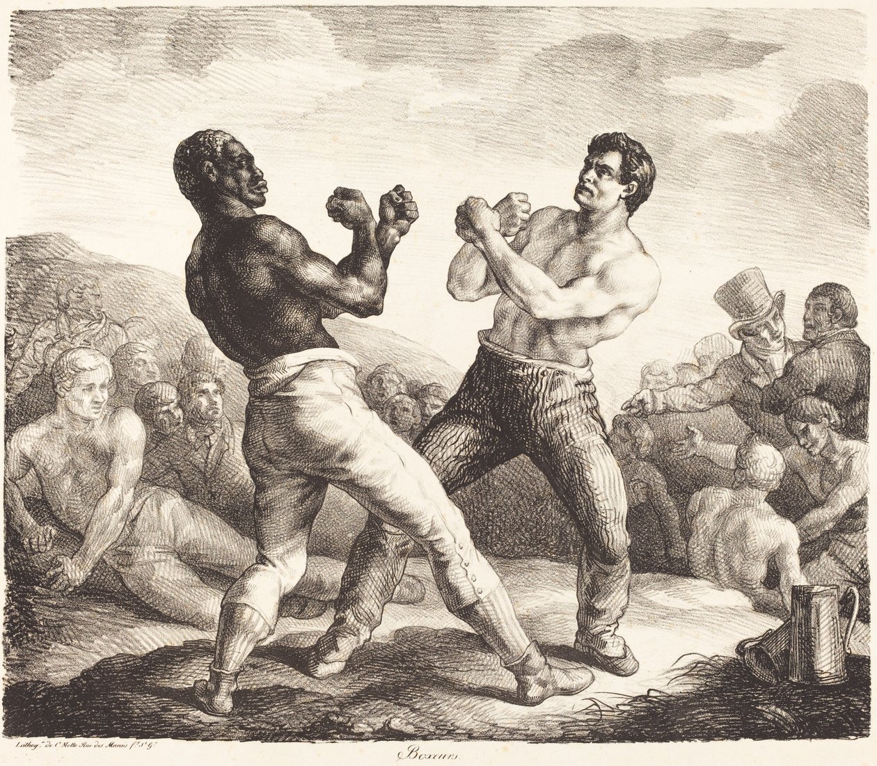 Boxeadores de Theodore Gericault