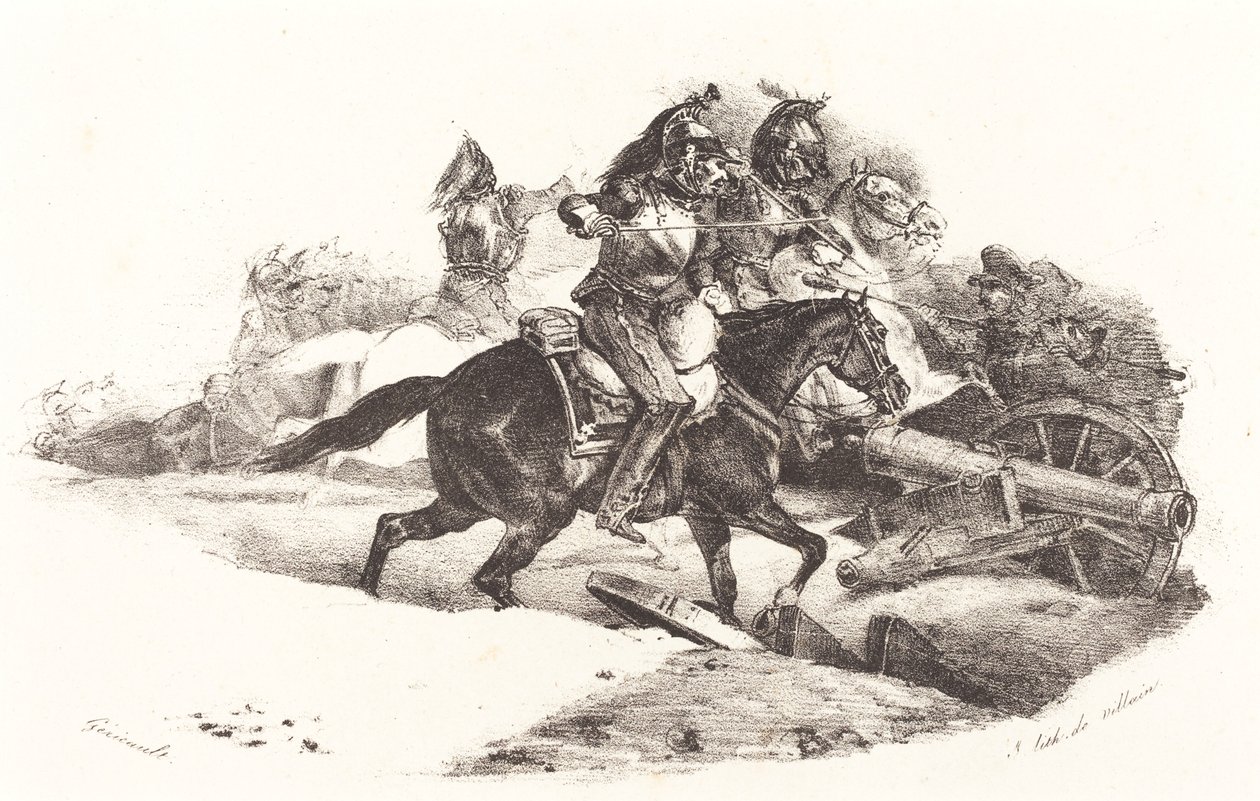 Carga de coraceros de Theodore Gericault