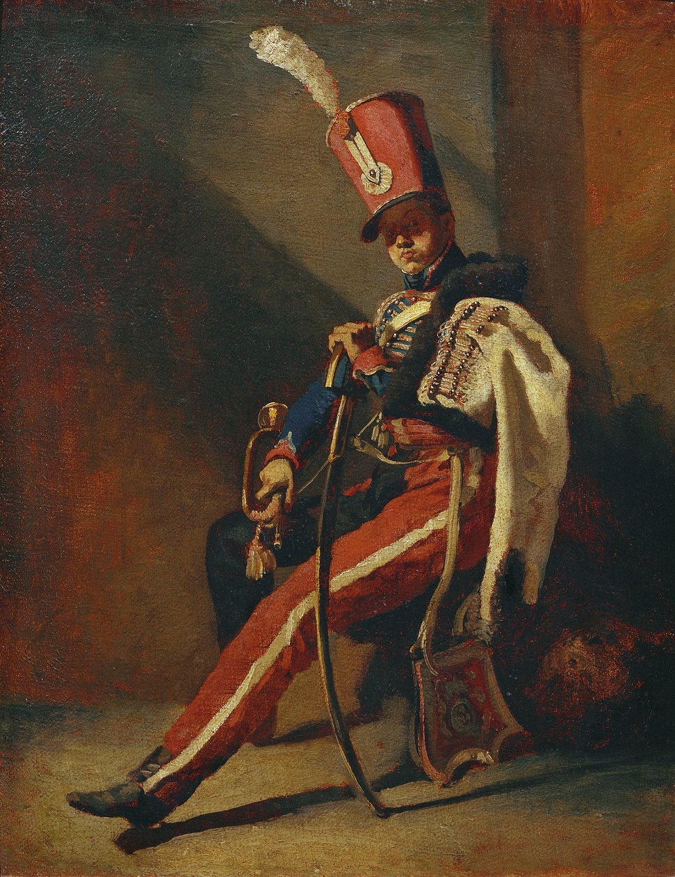 El trompetista de los húsares de Orleans de Theodore Gericault