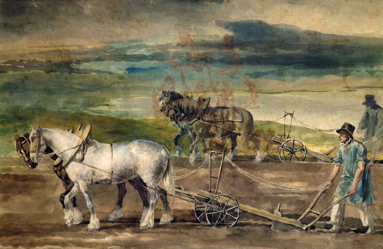 Trabajadores agrícolas de Theodore Gericault