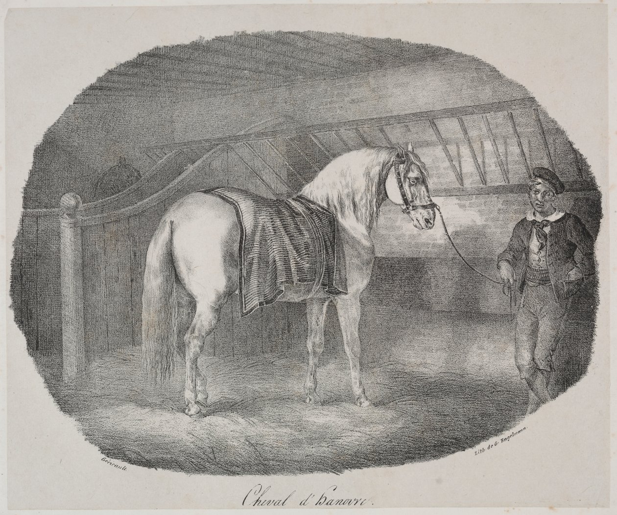Caballo Hannoveriano de Theodore Gericault