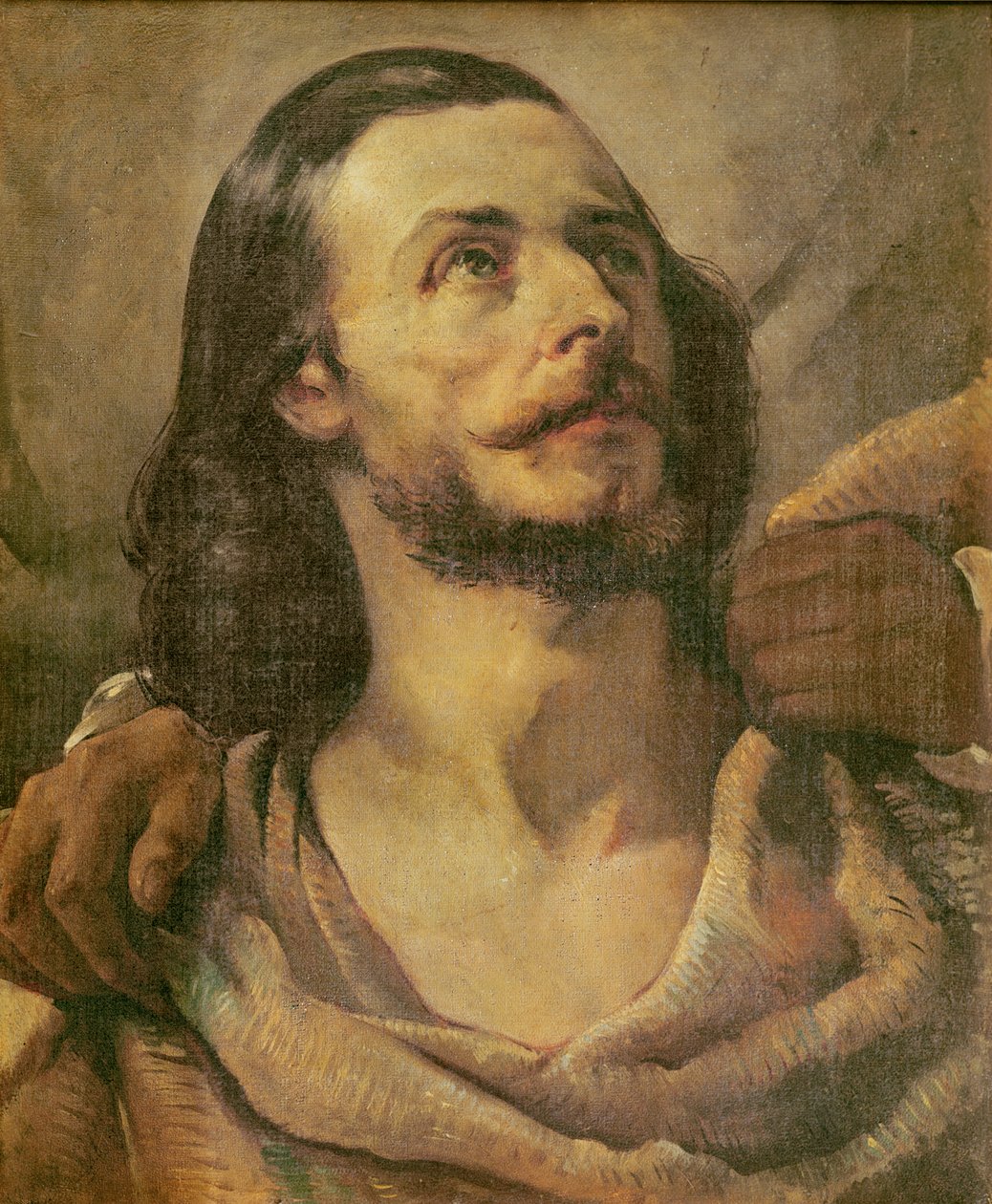 Cabeza de un hombre de Theodore Gericault