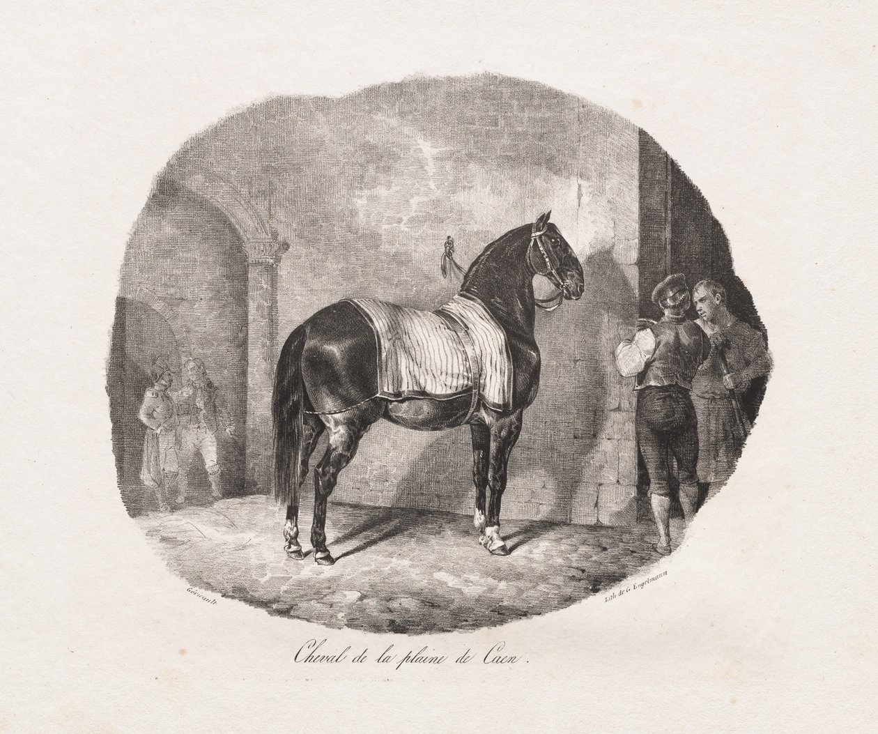 Caballo de la llanura de Caen de Theodore Gericault