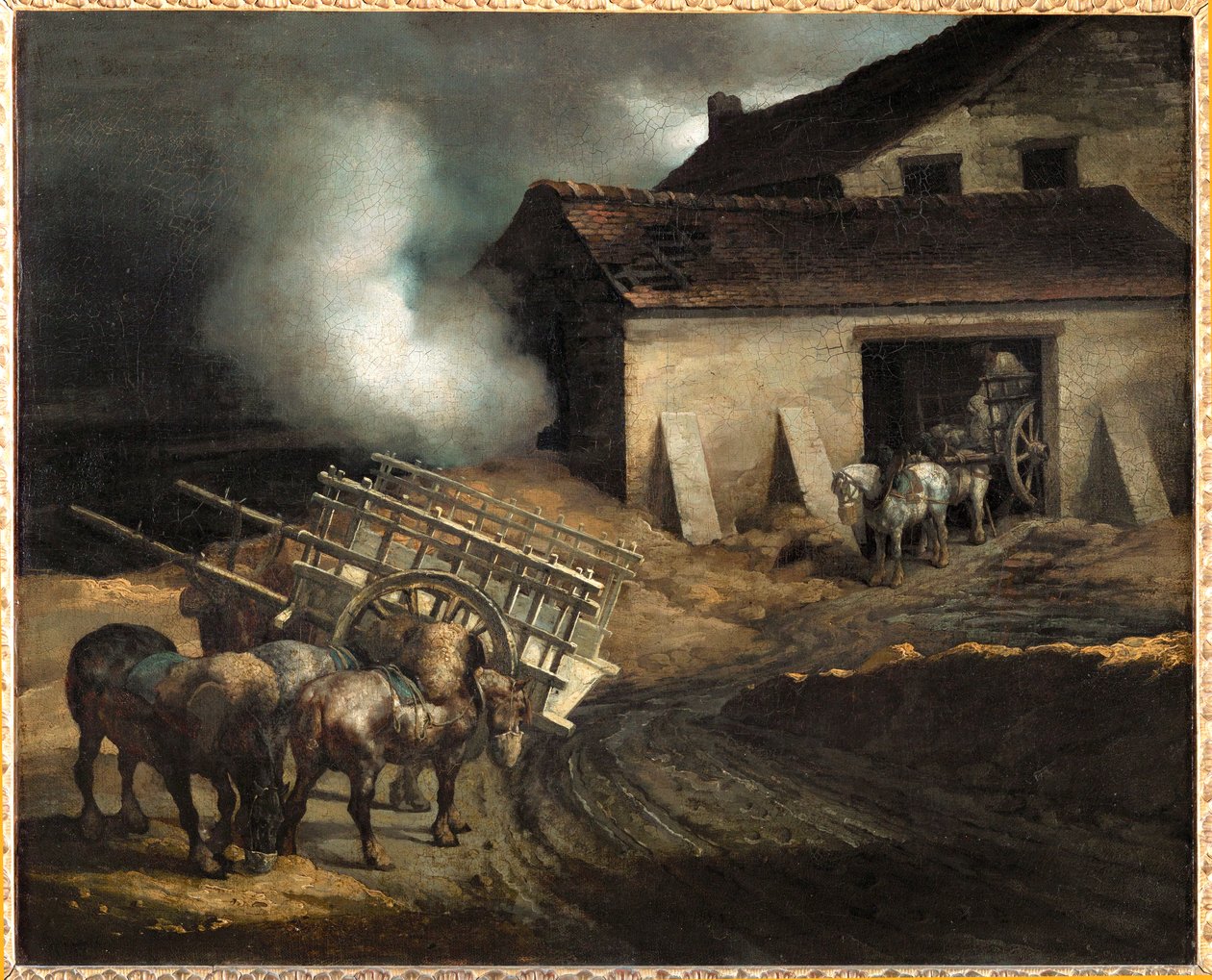 Le four a platre. El horno de yeso ... de Theodore Gericault