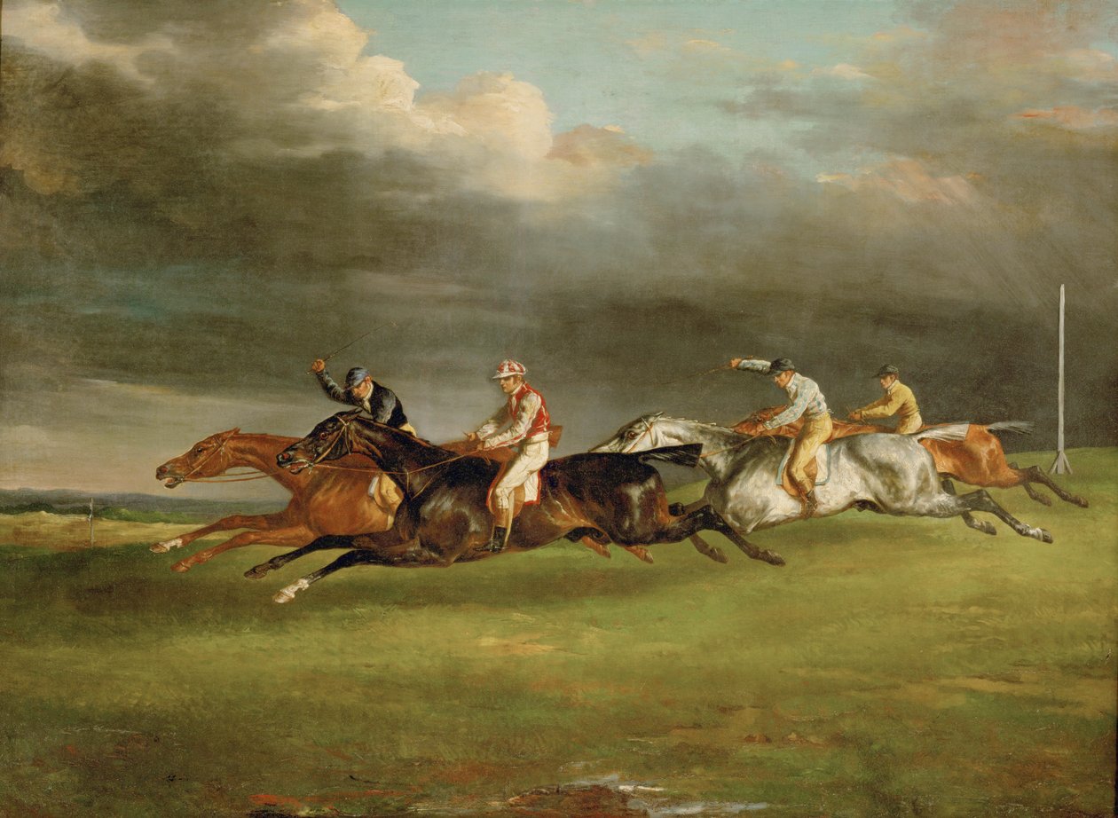 El derbi en Epsom ... de Theodore Gericault