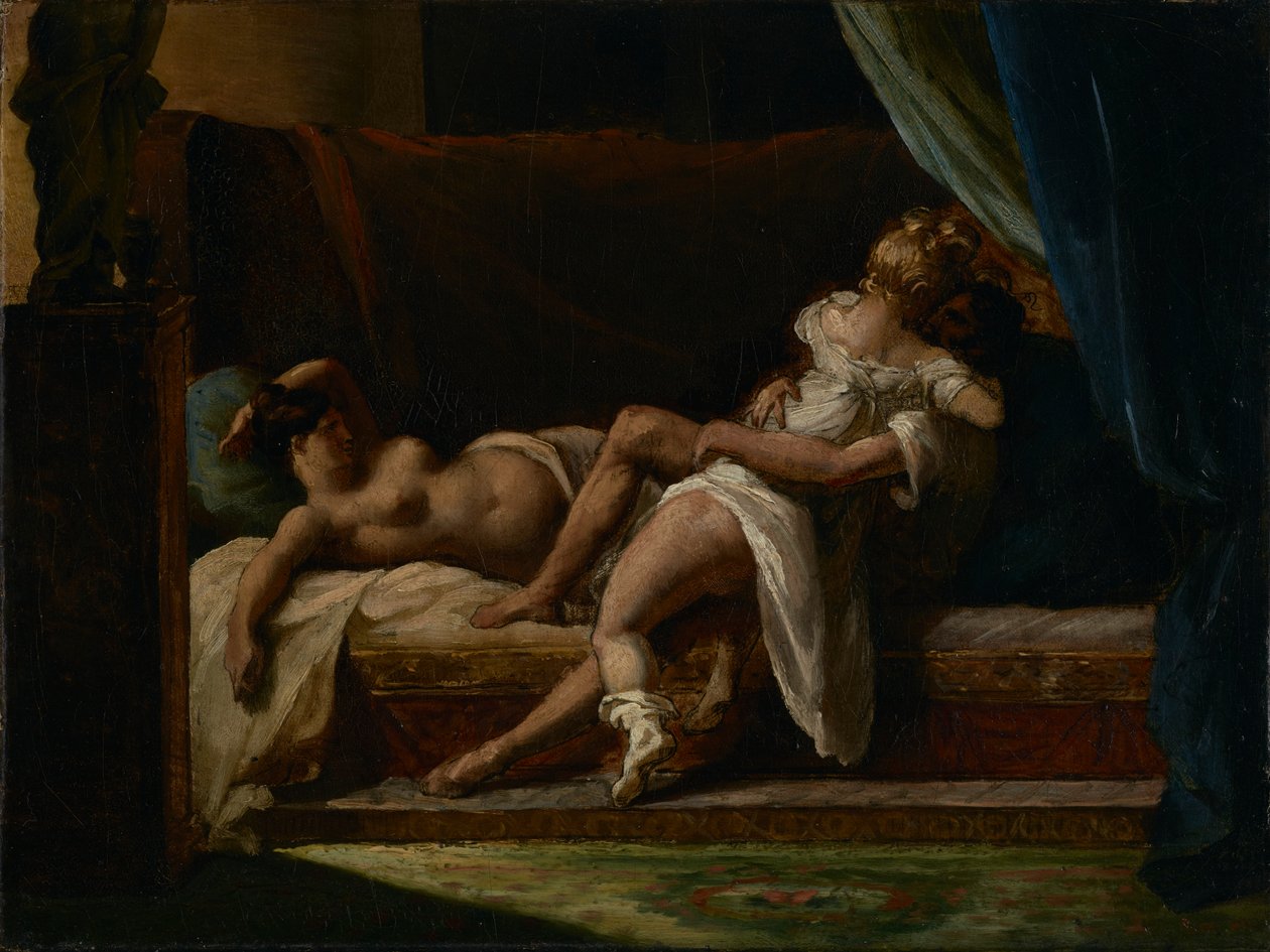 Tres Amantes, 1817-20 de Theodore Gericault