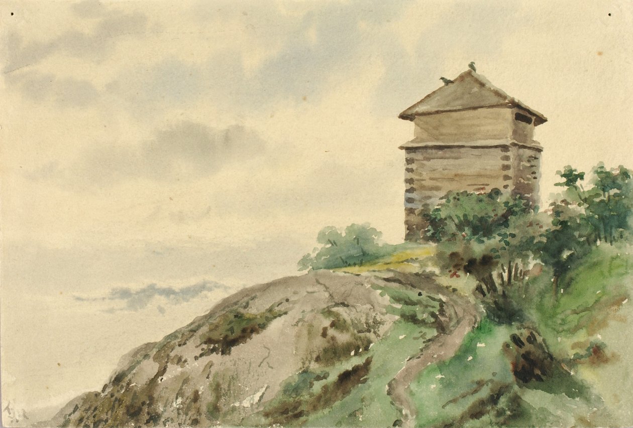 Casa de bloques, Alaska, 1887 de Theodore J. Richardson
