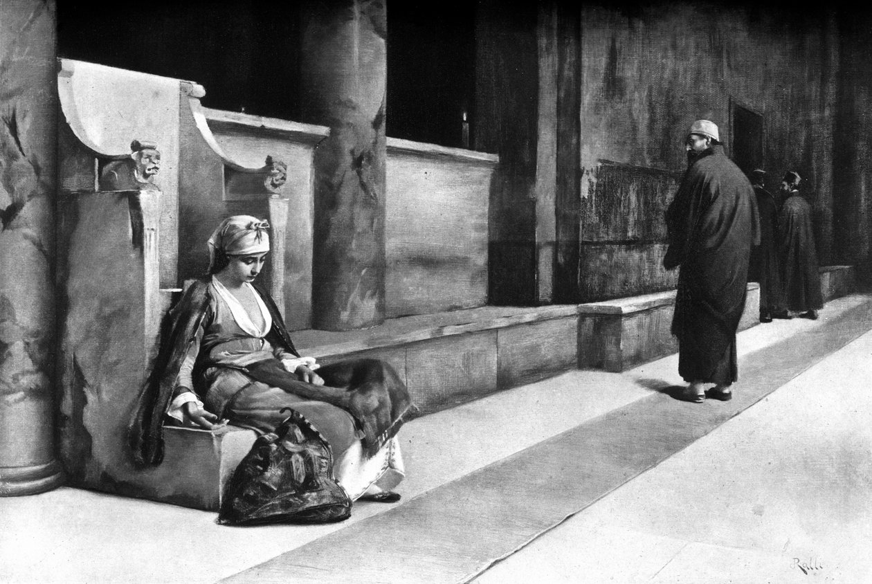 En la Iglesia, Grecia, 1895 de Theodore Jacques Ralli