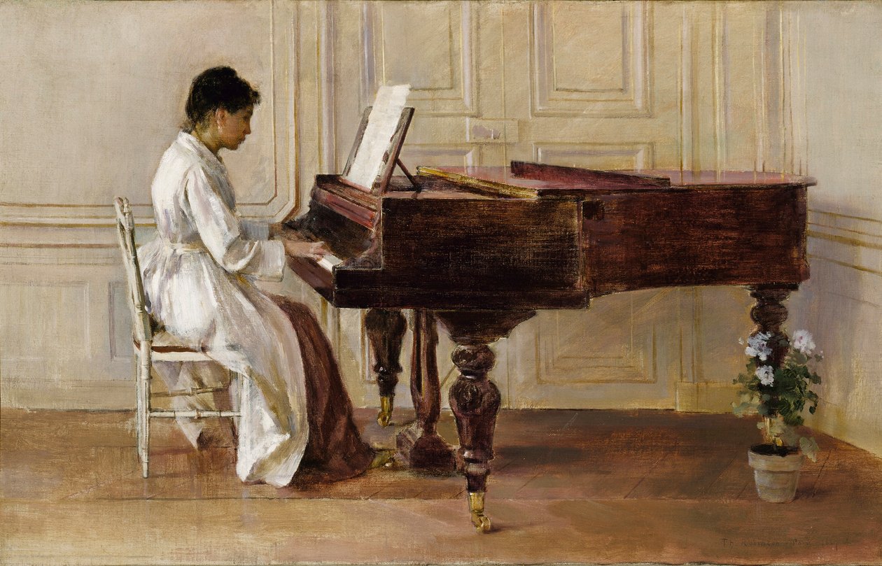 Al piano de Theodore Robinson