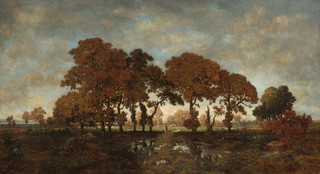 Después de la Lluvia, c.1850 de Pierre Etienne Theodore Rousseau