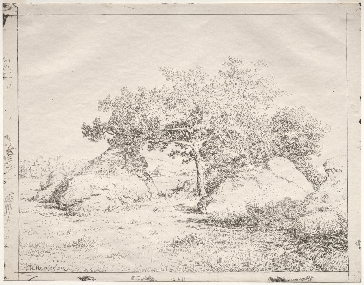 Cerezo en Blau de Theodore Rousseau