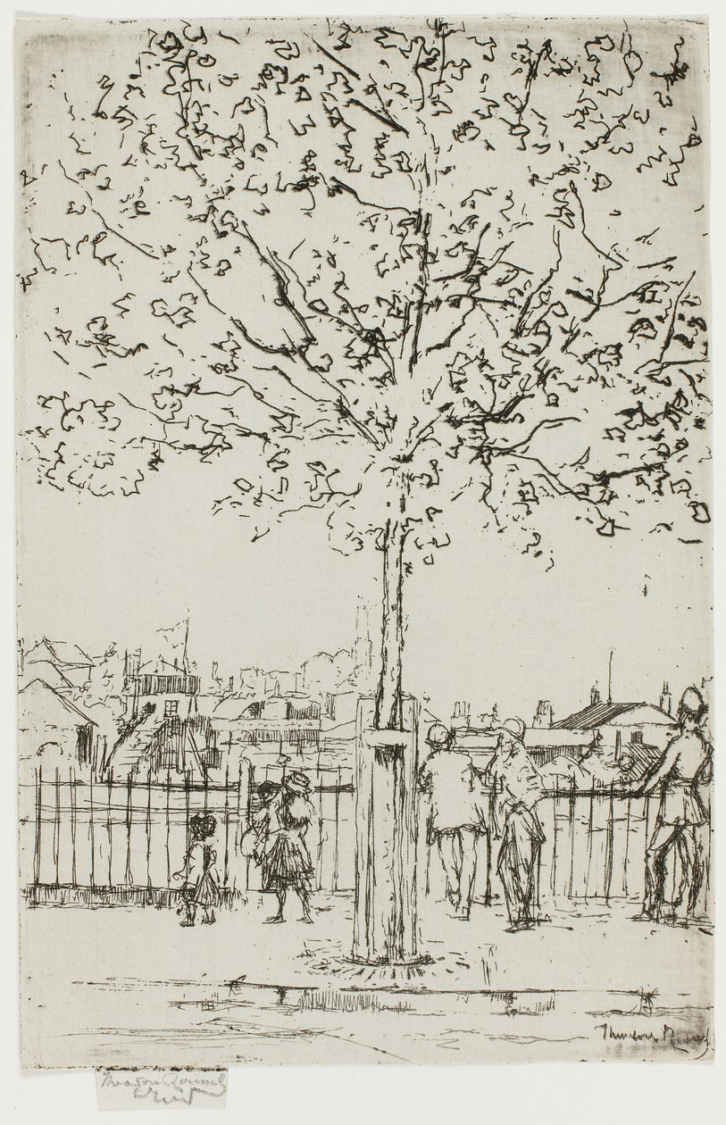 Chelsea Embankment, junio, 5 p.m., 1889 de Theodore Roussel